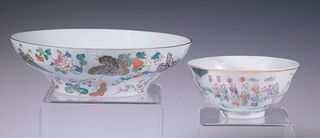 CHINESE FAMILLE ROSE PORCELAIN BOWLS