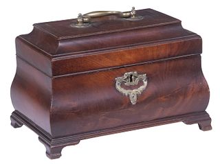 CHIPPENDALE TEA CADDY
