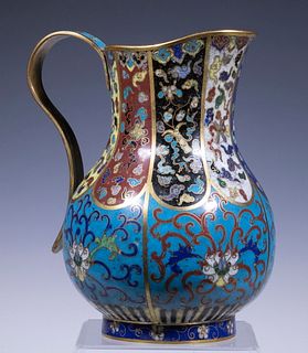 CHINESE CLOISONNE PITCHER