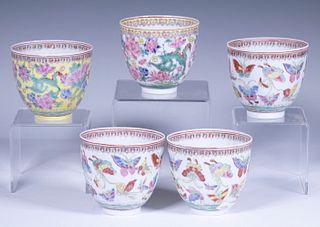 CHINESE EGGSHELL PORCELAIN CUPS