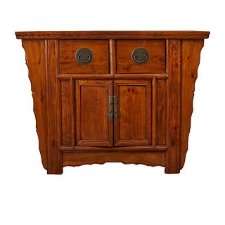 Chinese Elmwood Altar Cabinet