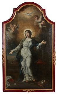 Gennaro Basile Old Master Oil of Mary