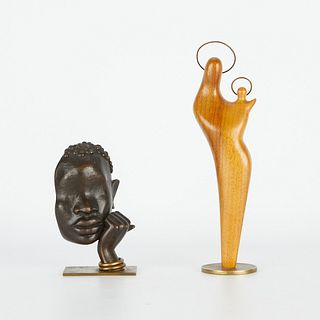 2 Karl Hagenauer Figural Sculptures