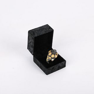 Bora Ring 24K Gold and Sterling Silver