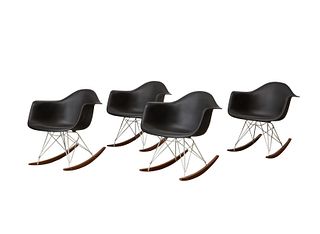 Set 4 RAR Chairs by Eames for Herman Miller