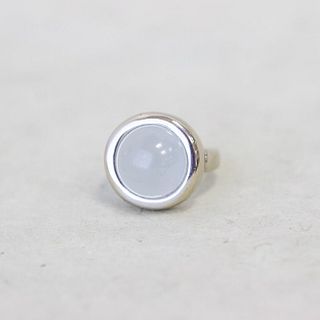 14k Moonstone Bezel Set Ring
