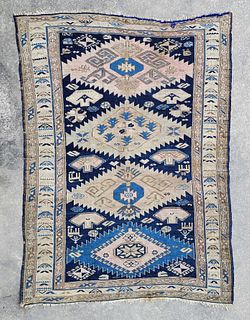 Antique Caucasian Shirvan Carpet, circa 1920s