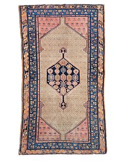 Hand Knotted Wool Persian Sarab Carpet, circa 1920s