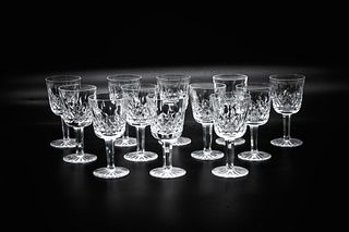 Waterford crystal cordial glasses lot of 12 Waterford crystal stemware cordial glasses lot of 12 Lismore pattern.
Approx 2 1/4" x 1 1/4"