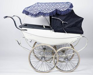 Silver Cross English pram Baby carriage Silver Cross English pram Baby carriage with additional lace canopy