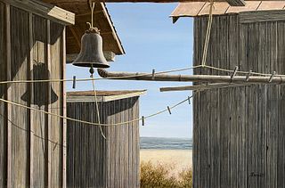 James H. Cromartie Acrylic on Board "Fisherman's Bell"