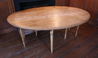 Late George III Style Pinewood Dining Table