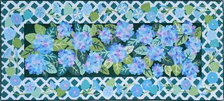 Claire Murray "Hydrangea" Hooked Rug