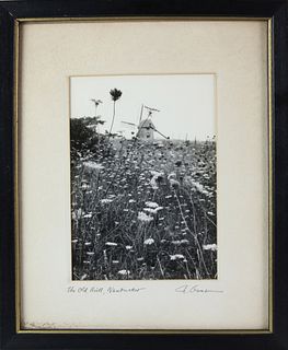 Robert Gambee Black and White Photograph of "The Old Mill Nantucket"