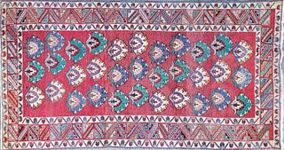 Vintage Persian Hand Knotted Wool Oriental Carpet