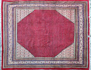Hand Knotted Vintage Mahal Oriental Rug