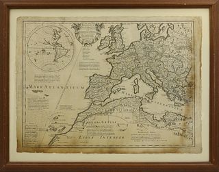 Map: Guillaume De L'Isle, "Theatrum Historicum Ad Annum Christi Quadringtesimu..."