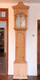 Wills Truro George III Pinewood Tall-Case Clock, circa 1780