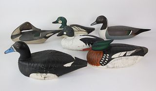 Collection of Six Assorted Contemporary Decoys