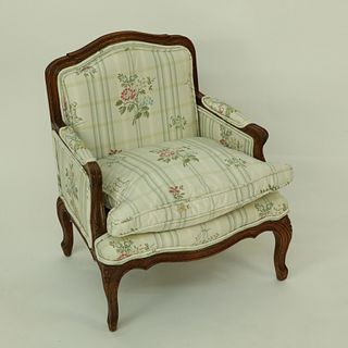 Contemporary Louis XV Style Child's Upholstered Armchair