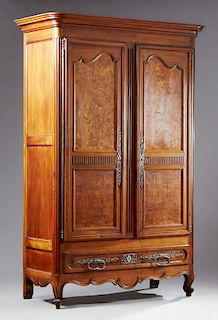 Unusual Nine Piece Spanish Style Carved Oak Dining Room Suite, early 20th c., consisting of a farmhouse table, on lappet carv
