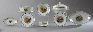 Forty-Two Piece Set of French Porcelain Dinnerware
