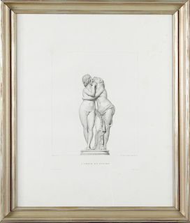 Jean Auguste Ingres (1780-1867), "L'Amour et Psych