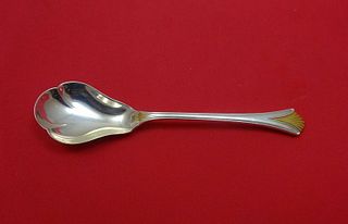 Regency Shell Gold by Lunt Sterling Silver Sugar Spoon 6 1/8" Vintage Serving