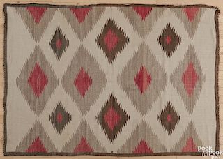 Navajo weaving, ca. 1900, 67'' x 47''.