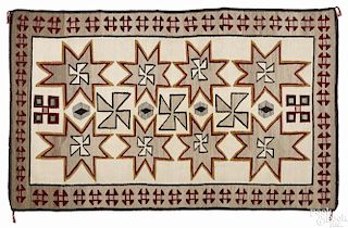 Navajo weaving, early 20th c., 89'' x 52 1/2''.