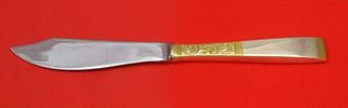 Golden Scroll by Gorham Sterling Silver Fish Knife Individual HHWS Custom 8 1/4"