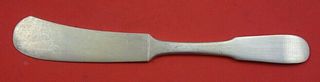 Moulton by Old Newbury Crafter Sterling Silver Master Butter Flat Handle  6 3/4"