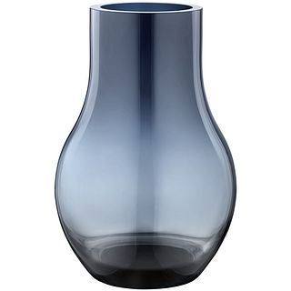 Cafu by Georg Jensen Blue Glass Vase Medium - New