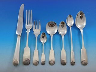 Sheaf of Wheat by Durgin Gorham Sterling Silver Flatware Service 99 pcs Dinner