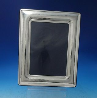 Sterling Silver Tabletop Picture Frame Hammered Interior c. 1980 (#6181)
