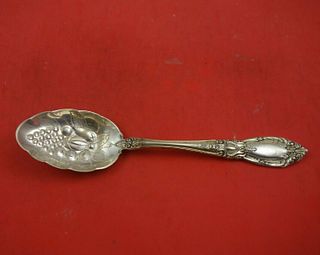 King Richard by Towle Sterling Silver Berry Spoon with Fruit in Bowl 8 3/4"