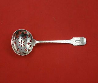Norman Hammered by Shreve Sterling Silver Sugar Sifter Engraved Mono "B" 5 3/4"