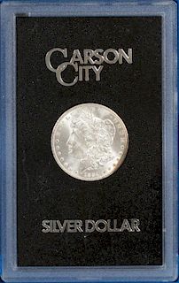 1884-CC MORGAN STERLING SILVER $1.DOLLAR COIN