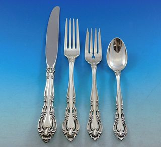 Baronial by Gorham Sterling Silver Flatware Set of 8 Service 34 pieces