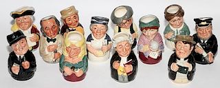 ROYAL DOULTON "THE DOULTONVILLE COLLECTION" JUGS