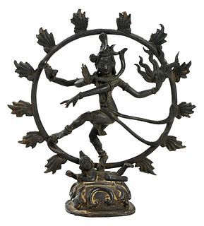 Indian Bronze Shiva Figure