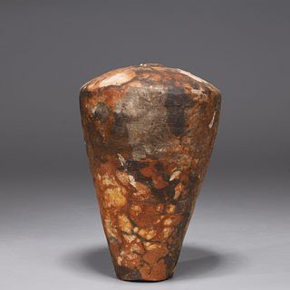 Ancient Chinese Pottery Vessel Tapered Form