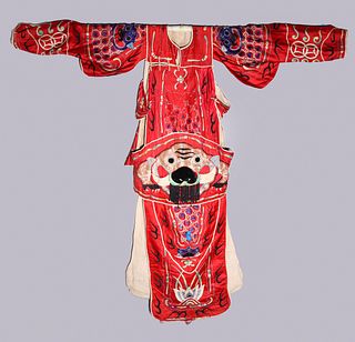 Chinese Embroider Silk Theatre Robe