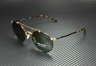 RALPH LAUREN POLO PH3114 938471 Gold Havana Green 51 mm Men's Metal Sunglasses