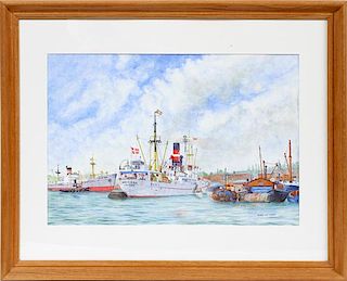 PETER WHITEHEAD WATERCOLOR AFTER 1950