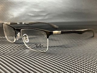 RAY BAN RX8413 2503 Black Rectangle 54 mm Unisex Eyeglasses