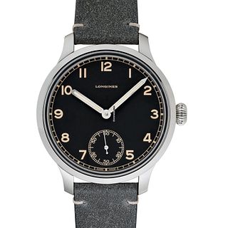 Longines L28264532 - Heritage Military Manual-winding Black Dial Men's Watch