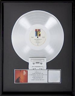 U2 "PLATINUM" RECORD AWARD