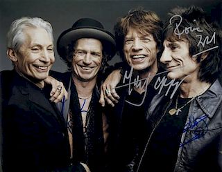 ROLLING STONES SIGNED IMAGE