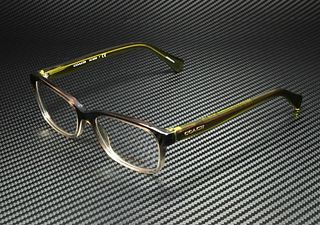 COACH HC6089 5400 Transparent Olive Rectangle Women's 51 mm Eyeglasses